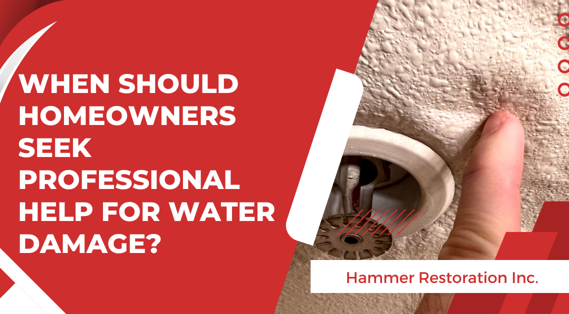 When Should you Seek Water Damage Serivces For Your Home | Hammer