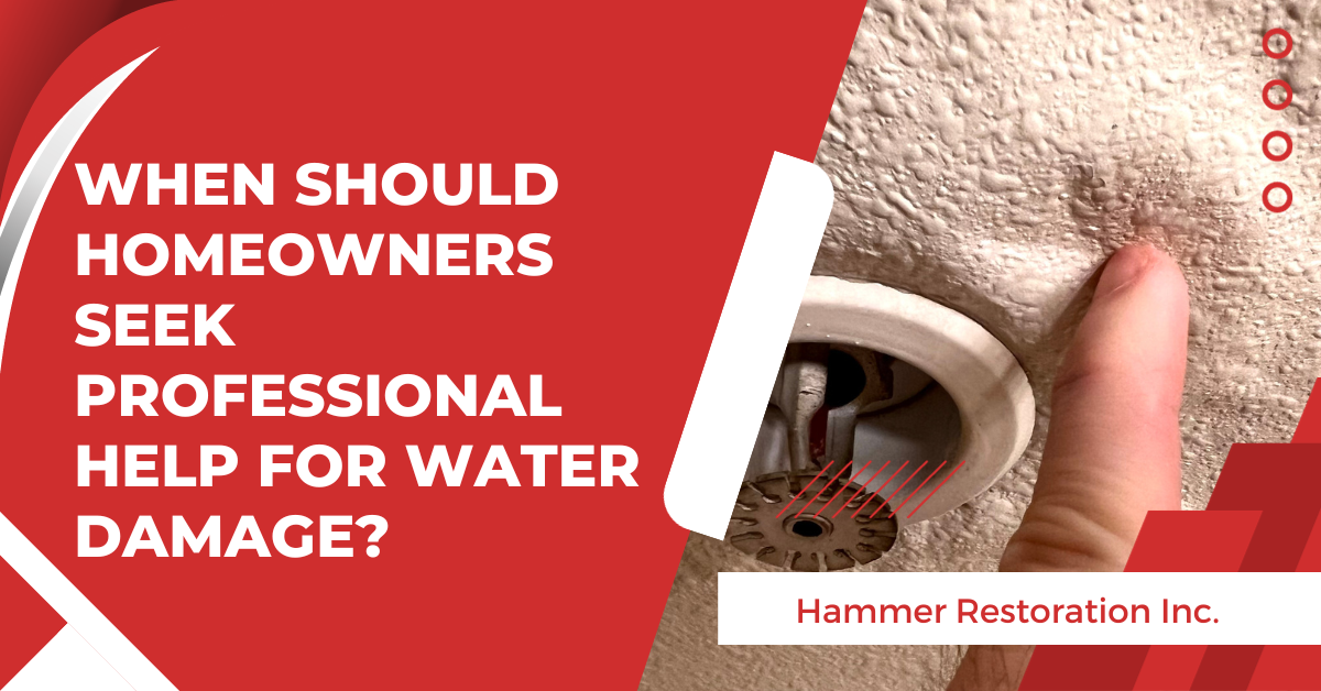 When Should you Seek Water Damage Serivces For Your Home | Hammer